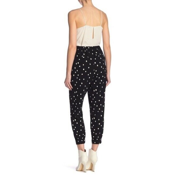 14th & Union Jogger Pants Black Inked Dots Sz M - Picture 2 of 8